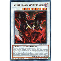 Hot Red Dragon Archfiend Abyss Carta yugi MGED-EN068 Rare