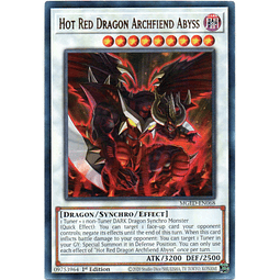 Hot Red Dragon Archfiend Abyss  Carta yugi MGED-EN068 Rare