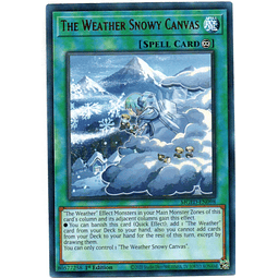 The Weather Snowy Canvas Carta yugi MGED-EN098 Rare
