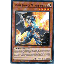 White Dragon Wyverburster  Carta yugi MGED-EN132 Rare