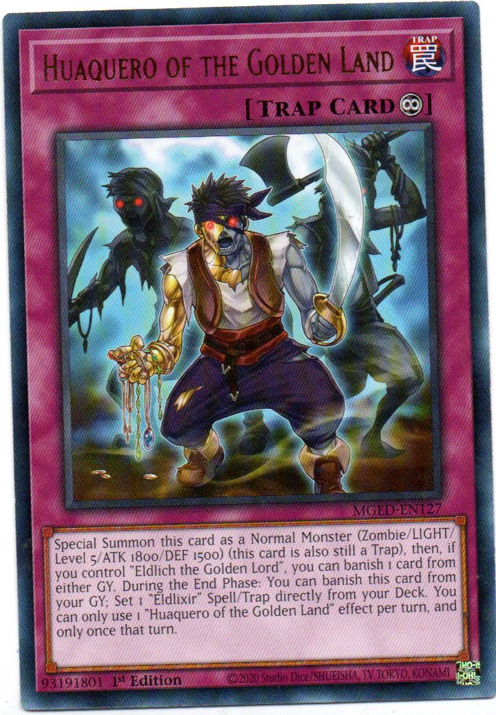 Huaquero of the Golden Land Carta yugi MGED-EN127 Rare