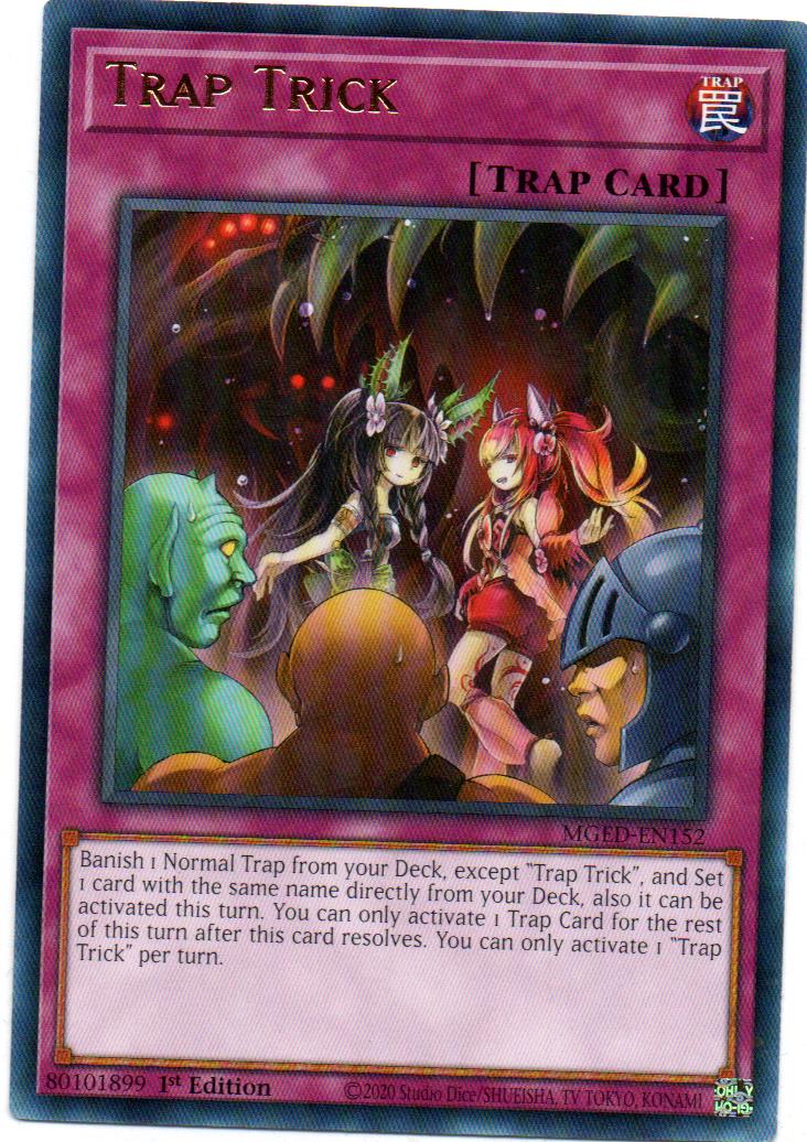Trap Trick Carta yugi MGED-EN152 Rare