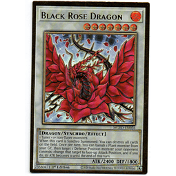 Black Rose Dragon Carta yugi MGED-EN026 Premium Gold Rare