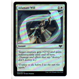 Adamant Will Magic vow 001/277 Foil