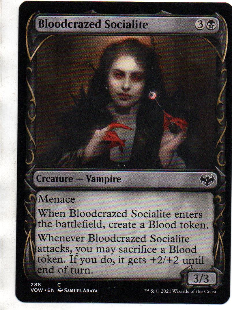 Bloodcrazed Socialite Magic vow 288 Showcase