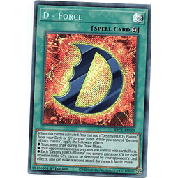D - Force carta yugi BROL-EN009 Secret Rare