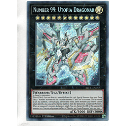 Number 99: Utopia Dragonar carta yugi BROL-EN057 Secret Rare