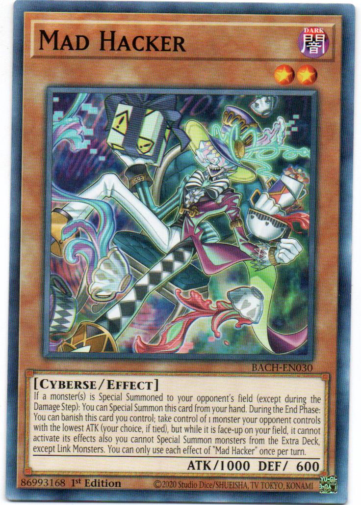 Mad Hacker carta yugi BACH-EN030 Common