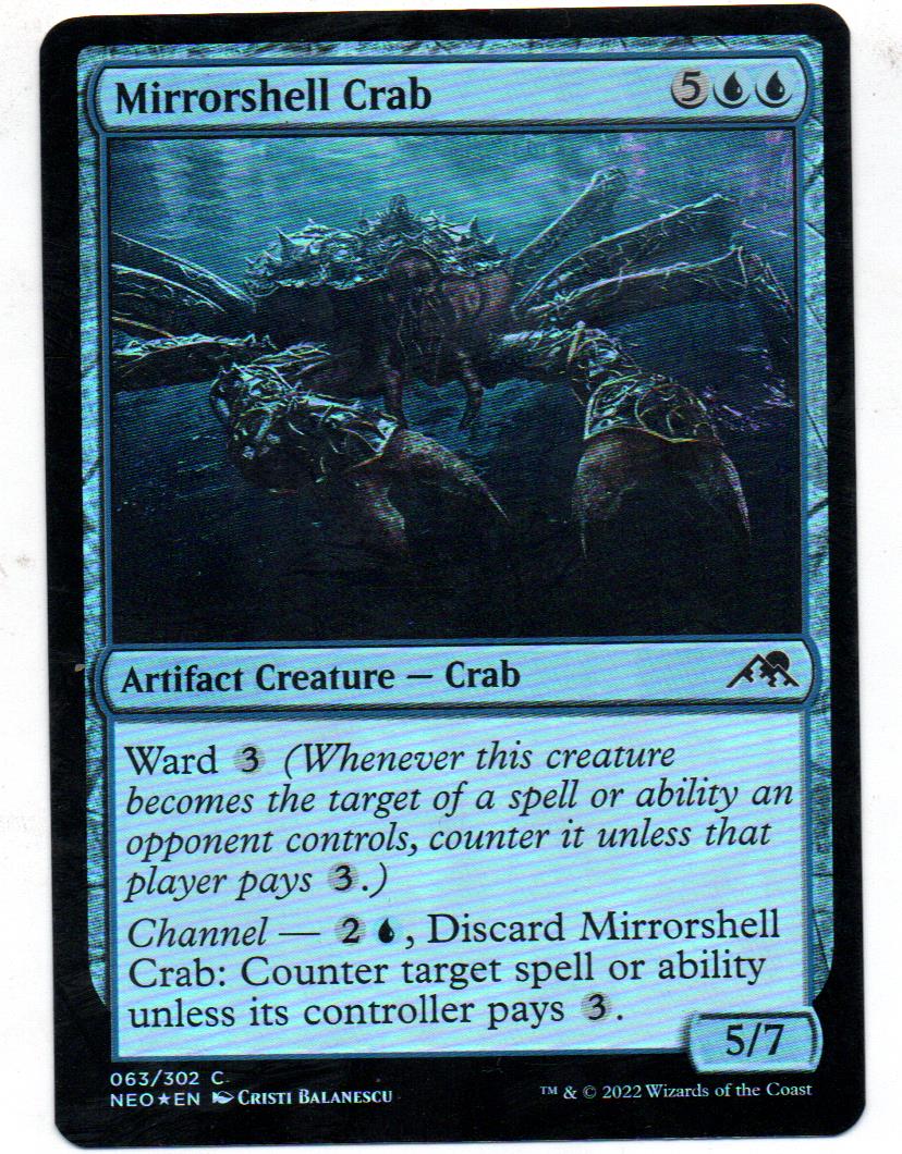 Mirrorshell Crab magic Foil