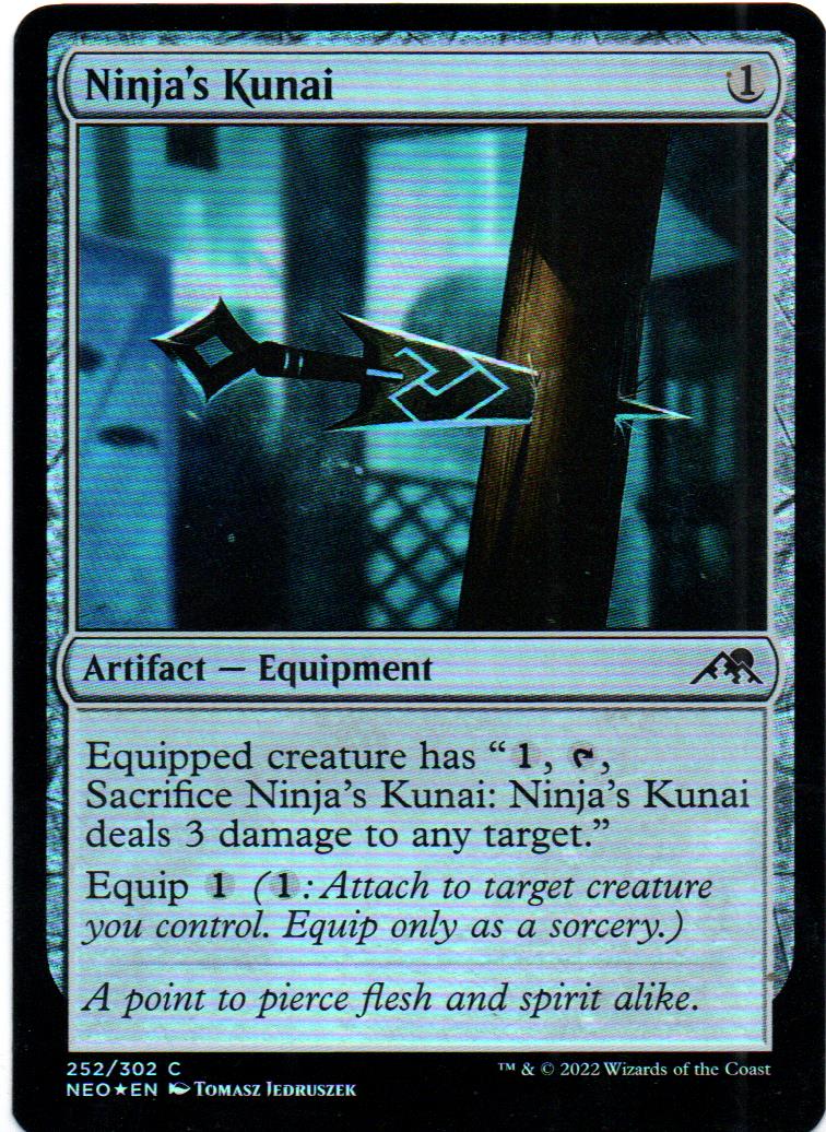 Ninjas Kunai magic Foil