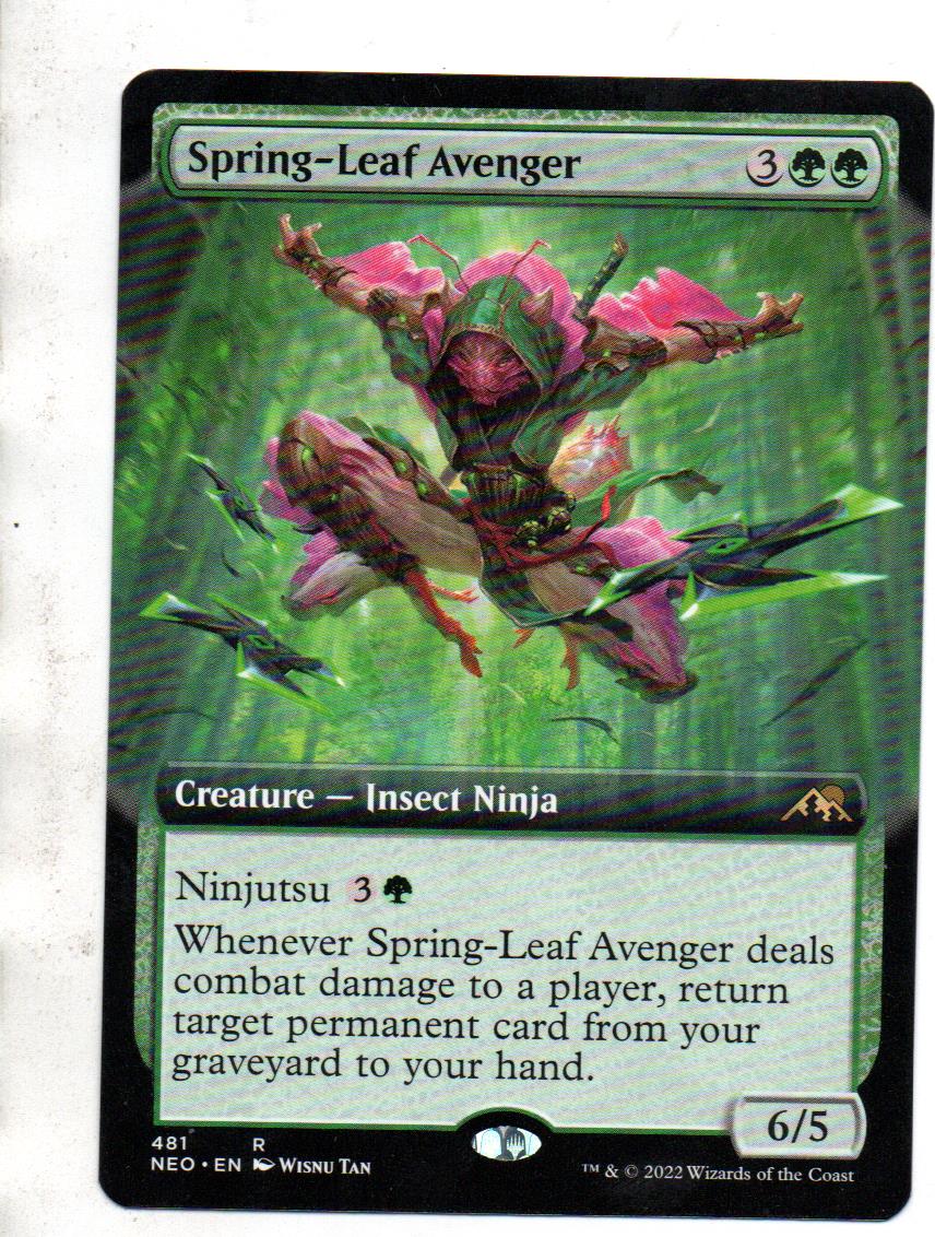 Spring-Leaf Avenger magic Showcase neon481
