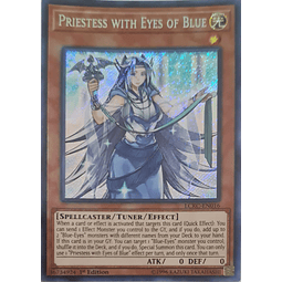 Priestess with Eyes of Blue carta yugi LCKC-EN016 Secret Rare