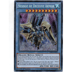 Nekroz of Decisive Armor carta yugi THSF-EN019 Secret Rare