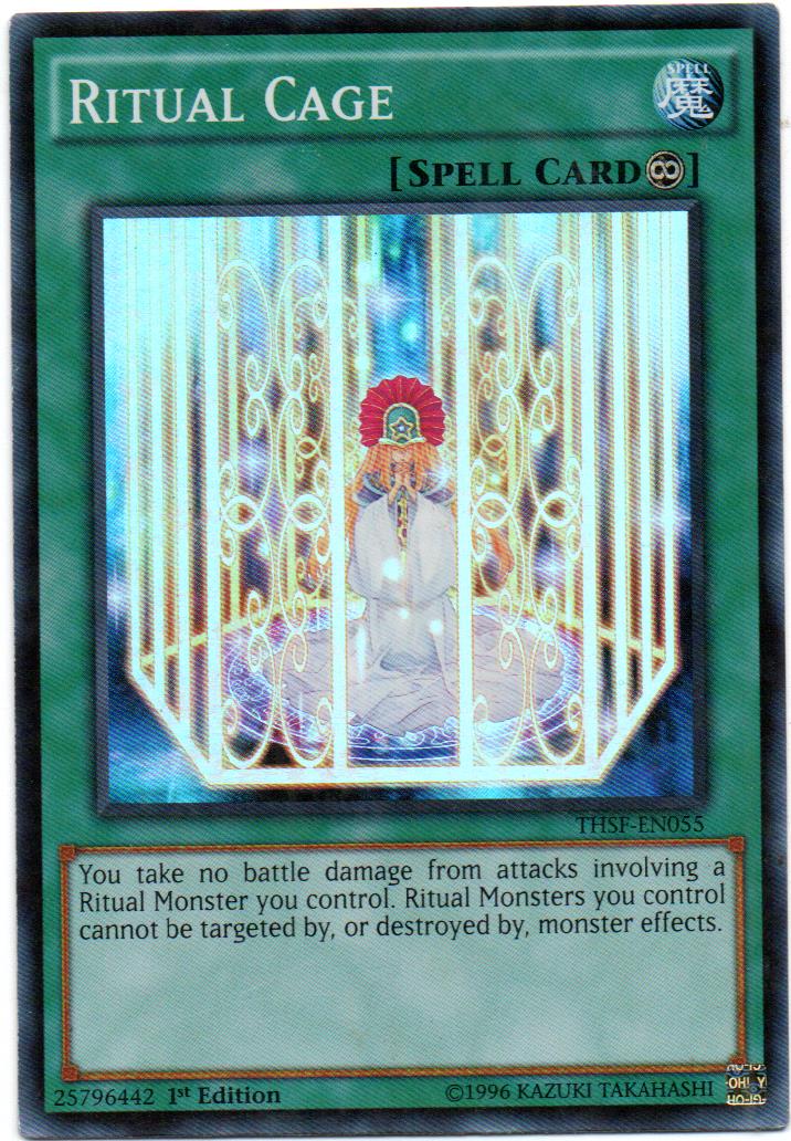 Ritual Cage carta yugi THSF-EN055 Super Rare