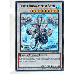 Trishula Dragon Of The Ice Barrier carta yugi DUDE-EN014 Ultra Rare