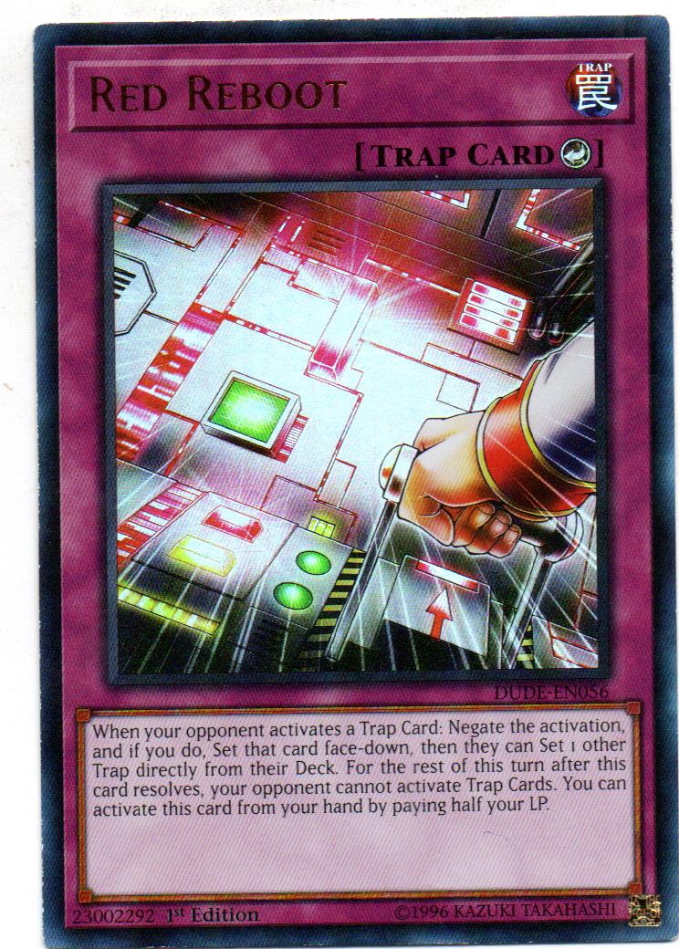 Red Reboot carta yugi DUDE-EN056 Ultra Rare