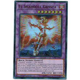 El Shaddoll Grysta carta yugi SDSH-EN041 Ultra Rare