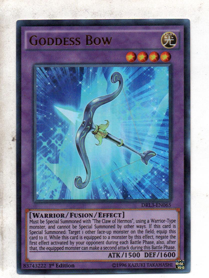 Goddess Bow carta yugi DRL3-EN065 Ultra Rare