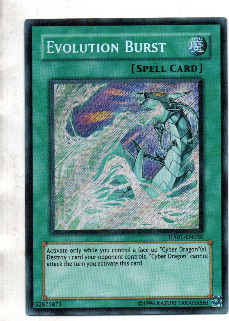Evolution Burst carta yugi HA01-EN030 Secret Rare