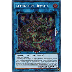 Altergeist Hexstia carta yugi EXFO-EN046 Super Rare