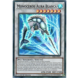 White Aura Monoceros (Español) carta yugi RIRA-SP095 Super Rare