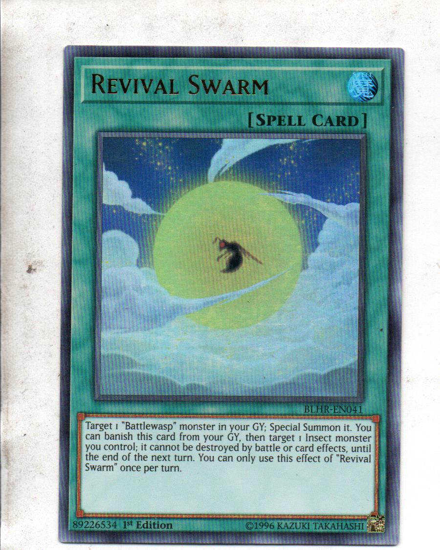 Revival Swarm carta yugi BLHR-EN041 Ultra Rare