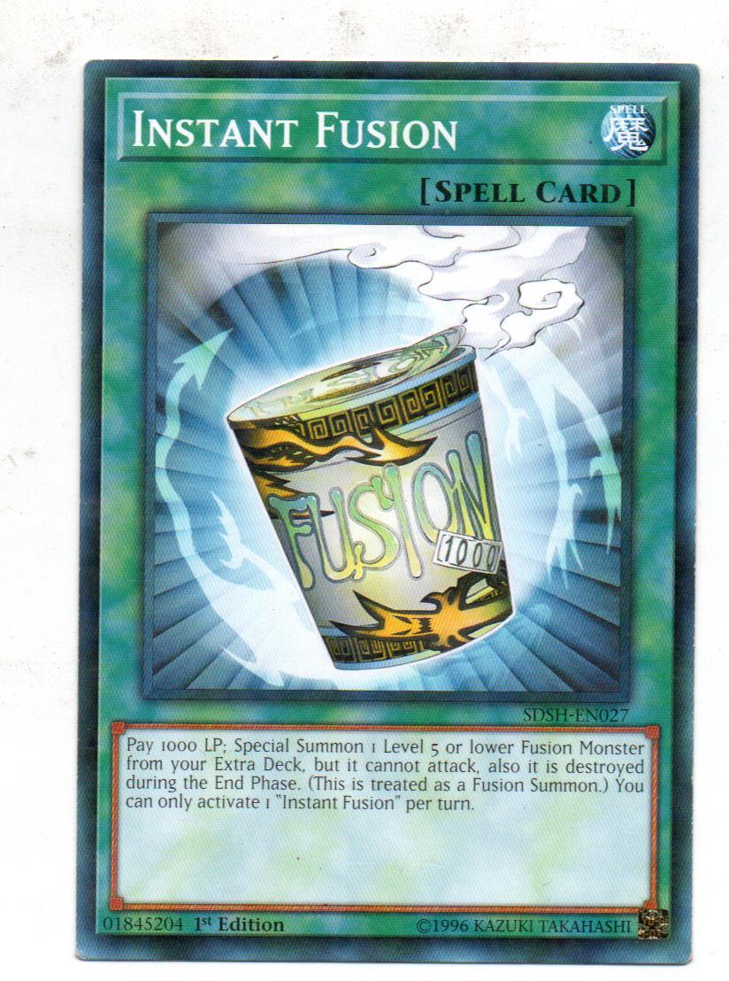 Instant Fusion carta yugi SDSH-EN027 Common