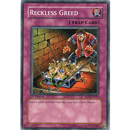 Reckless Greed carta yugi SD7-EN031 Common