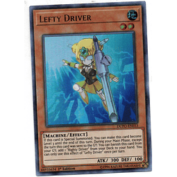 Lefty Driver carta yugi DUPO-EN033 Ultra Rare