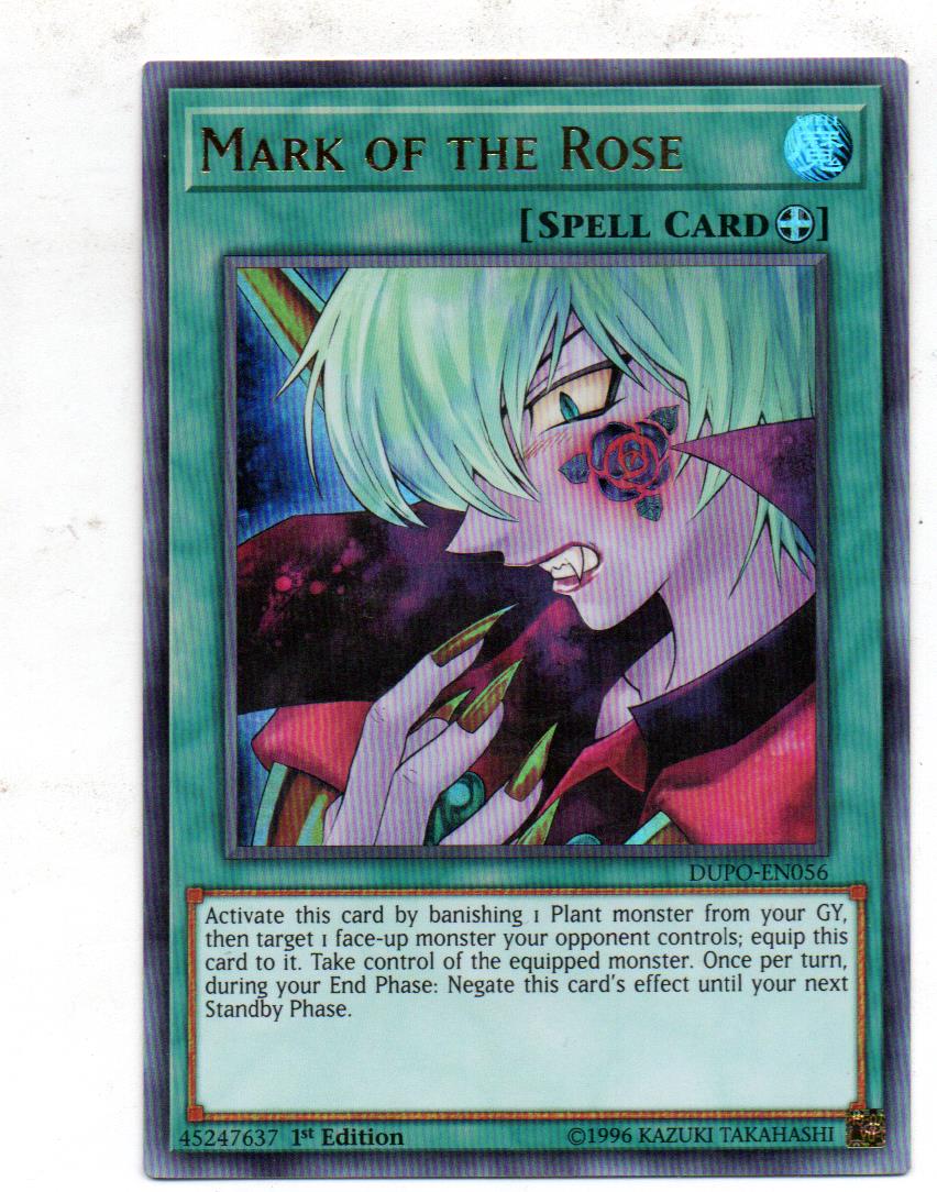 Mask Of The Rose carta yugi DUPO-EN056 Ultra Rare