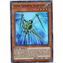Star Seraph Scepter carta yugi DUPO-EN060 Ultra Rare