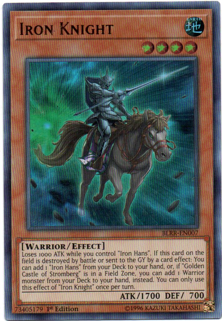 Iron Knight carta yugi BLRR-EN007 Ultra Rare