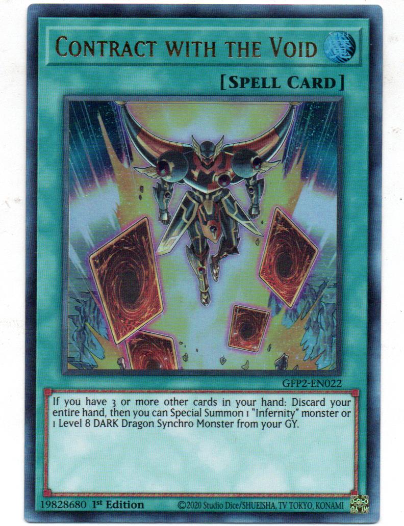 Contract with the Void carta yugi GFP2-EN022 Ultra Rare