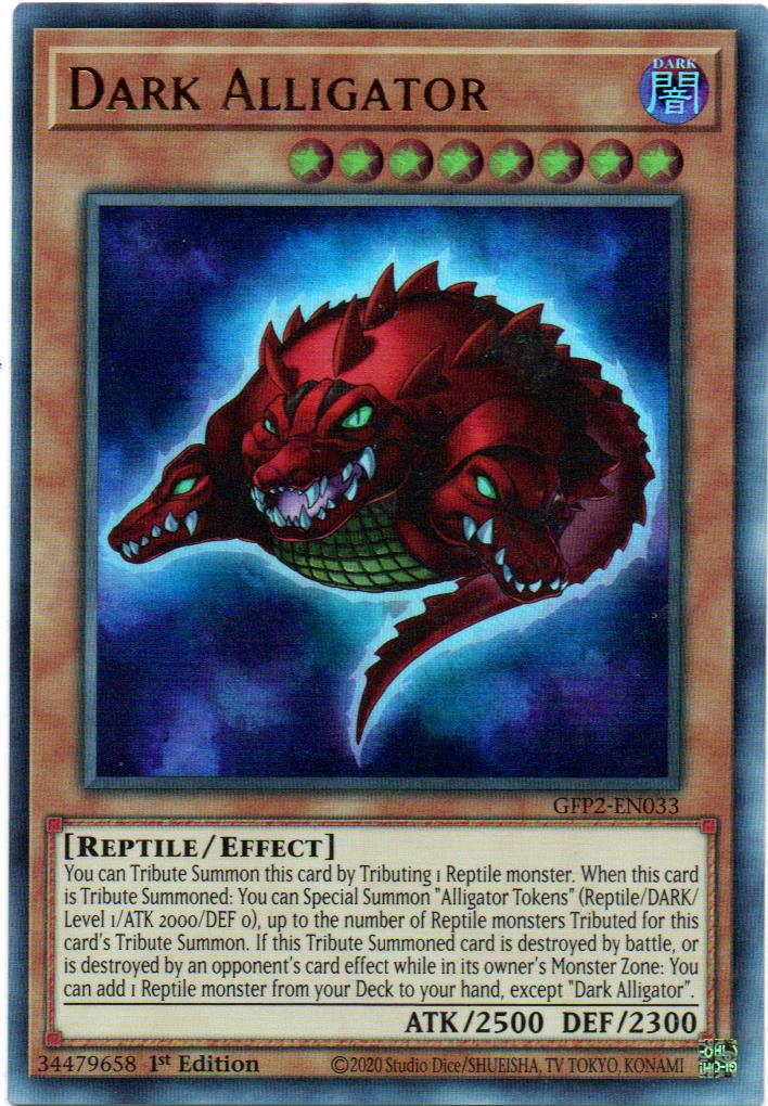 Dark Alligator carta yugi GFP2-EN033 Ultra Rare