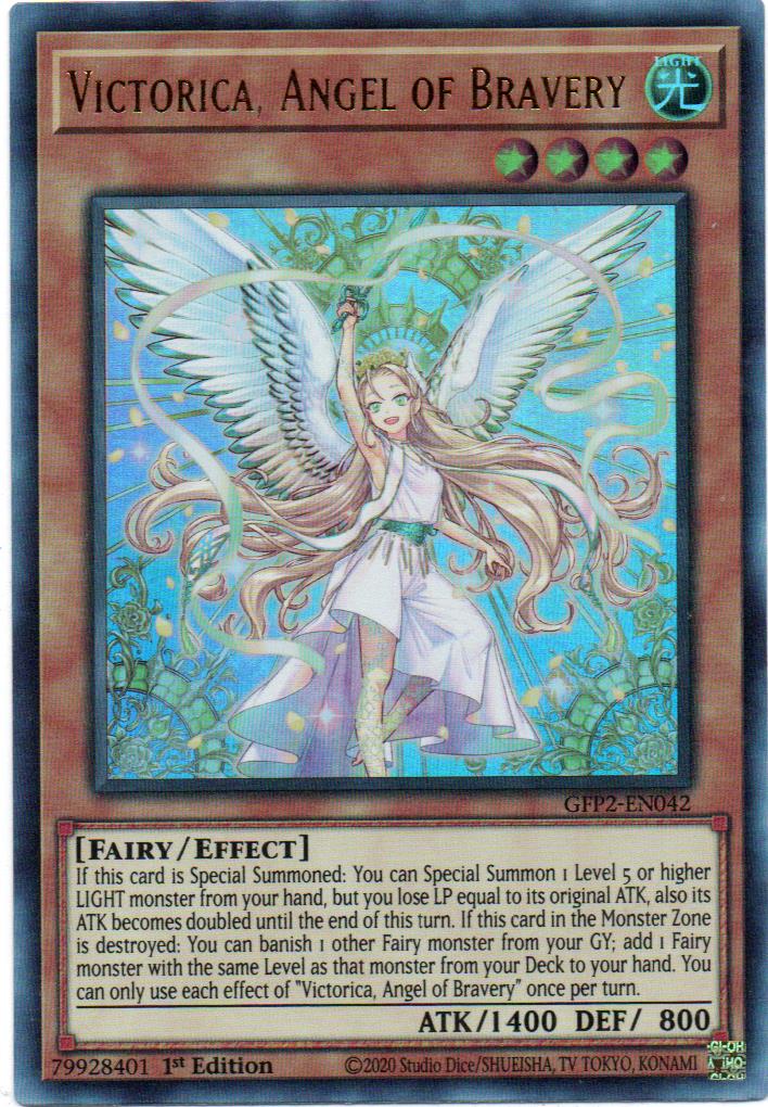Victorica, Angel of Bravery carta yugi GFP2-EN042 Ultra Rare