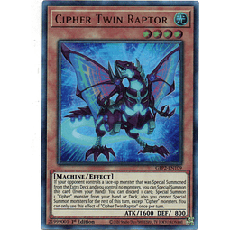 Cipher Twin Raptor carta yugi GFP2-EN109 Ultra Rare