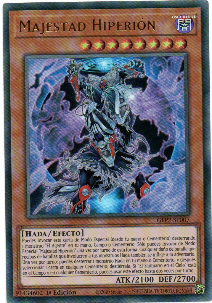 Majesty Hyperion carta yugi Español GFP2-SP007 Ultra Rare