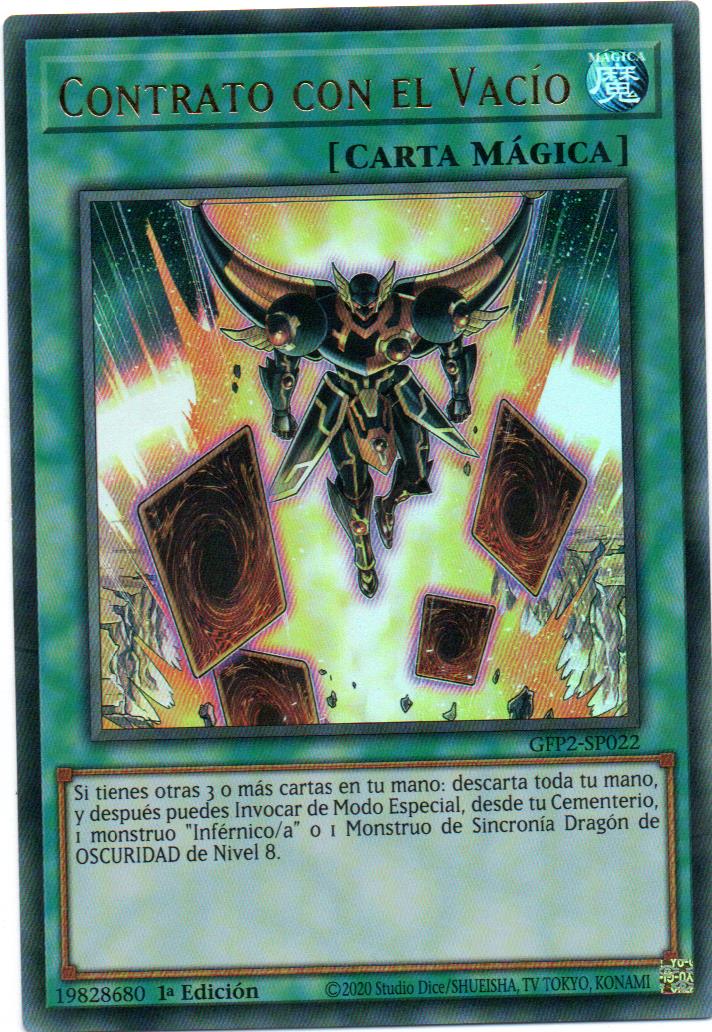 Contract with the Void carta yugi Español GFP2-SP022 Ultra Rare