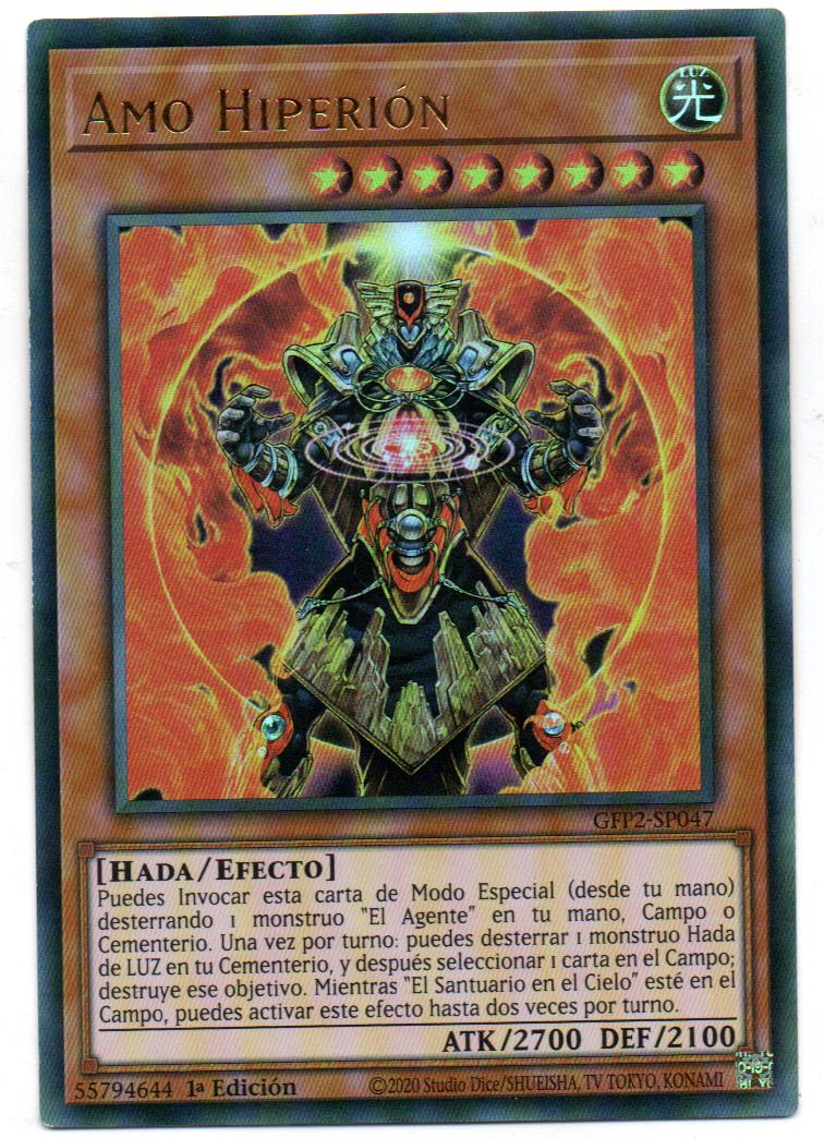 Master Hyperion carta yugi Español GFP2-SP047 Ultra Rare