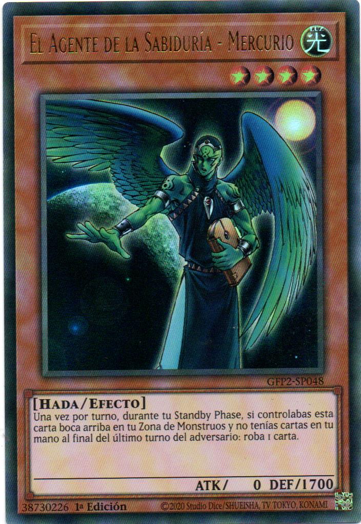 The Agent of Wisdom - Mercury carta yugi Español GFP2-SP048 Ultra Rare