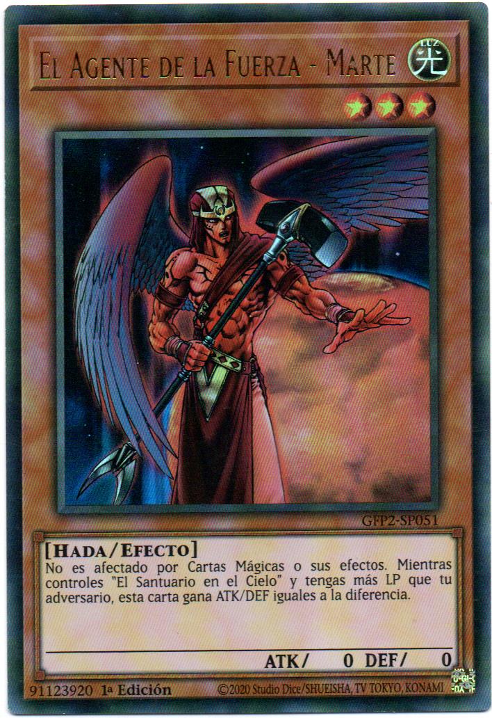 The Agent of Force - Mars carta yugi Español GFP2-SP051 Ultra Rare