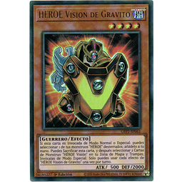 Vision HERO Gravito carta yugi Español GFP2-SP061 Ultra Rare