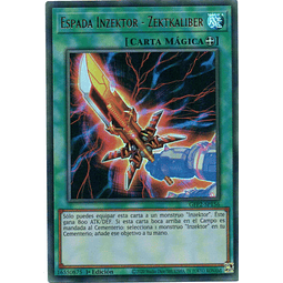 Inzektor Sword - Zektkaliber carta yugi Español GFP2-SP156 Ultra Rare