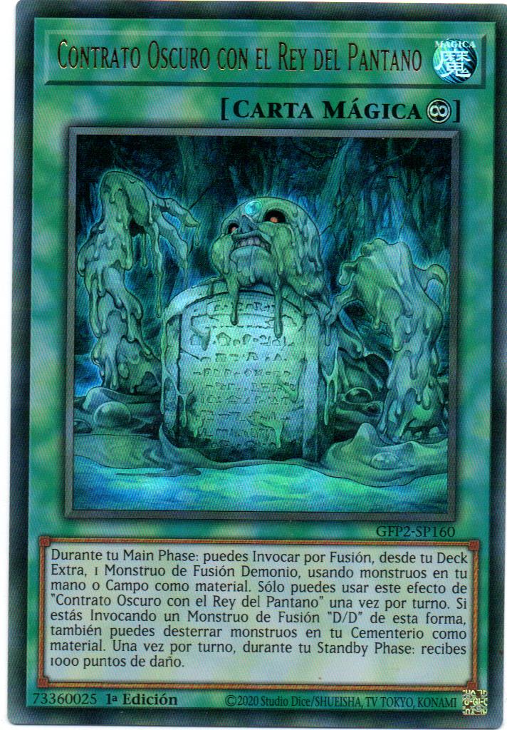 Dark Contract with the Swamp King carta yugi Español GFP2-SP160 Ultra Rare