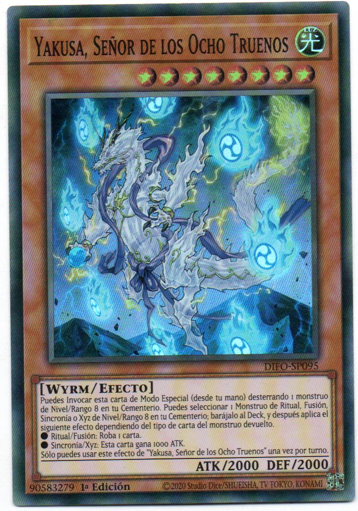 Yakusa, Lord of the Eight Thunders Carta yugi Español DIFO-SP095