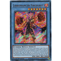Libromancer Fireburst carta yugi DIFO-EN087 Ultra Rare