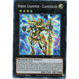 Heroic Champion - Claivesolish carta yugi DIFO-EN044 Super Rare