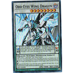 Odd-Eyes Wing Dragon carta yugi DIFO-EN098 Super Rare