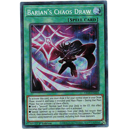 Barian's Chaos Draw Carta yugi LED9-EN005 Super Rare