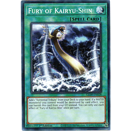 Fury of Kairyu-Shin Carta yugi LED9-EN028 Common